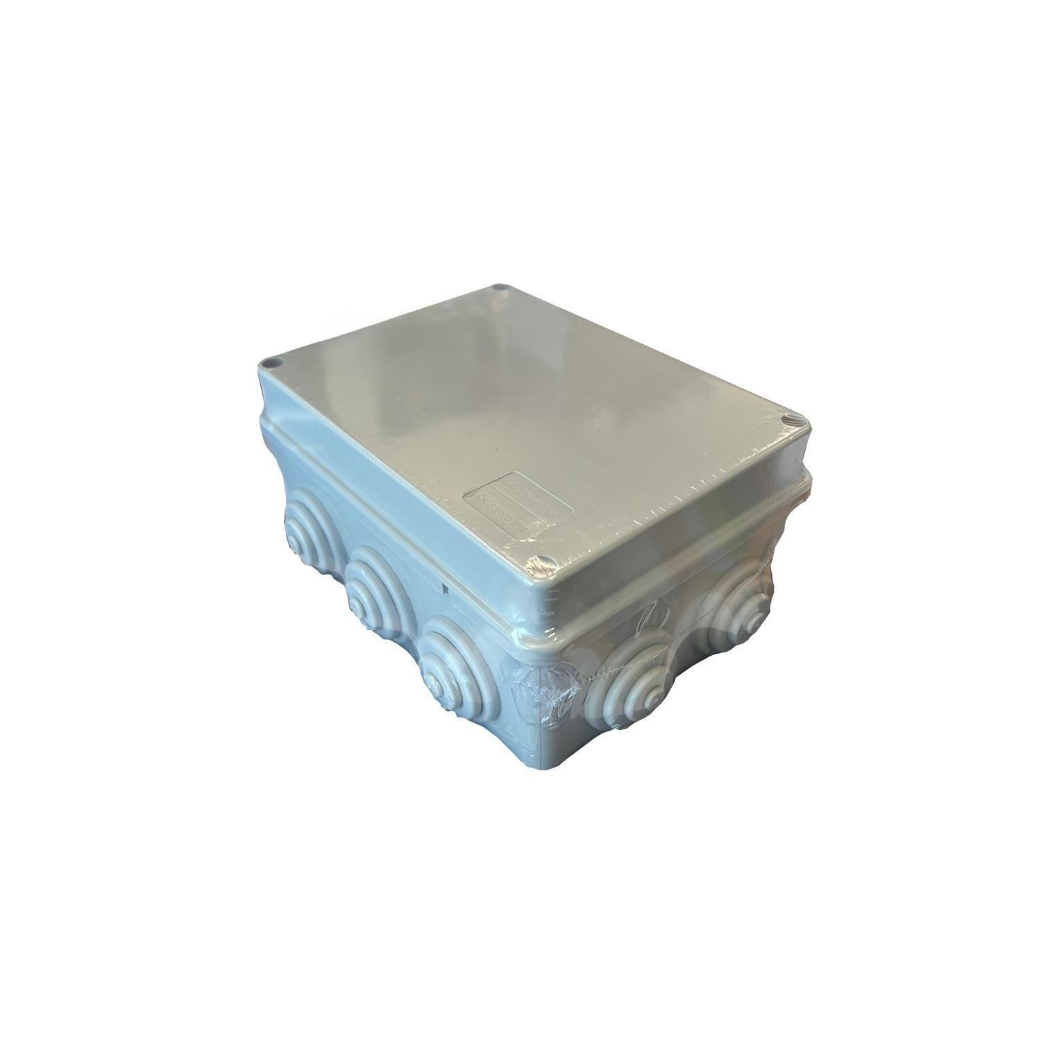 caja estanca de 150x110 mm, resistente al agua y polvo, ideal para protección de componentes eléctricos y conexiones.
