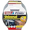  Extra Power Universal , Cinta Adhesiva Americana Reforzada para Reparar, Fijar, Agrupar, Reforzar o Sellar , Gris , 10 m x 50 mm