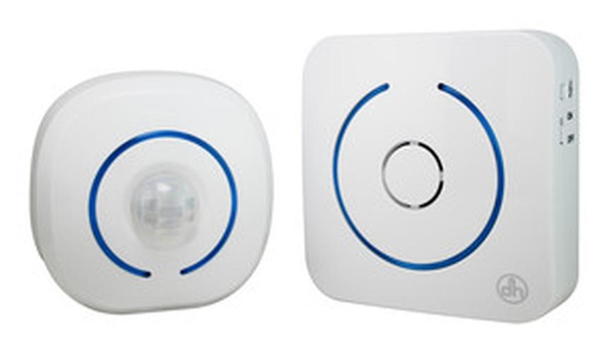 anunciador de presencia inalámbrico con sensor infrarrojo (emisor/receptor) 85dB 60m (Anunciador)