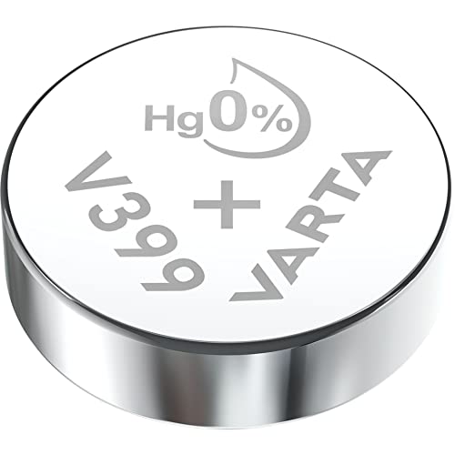 pila de botón 1,55V SR57, diámetro 9,5mm, grosor 2,73mm - Ideal para relojes, juguetes y dispositivos electrónicos pequeños.
